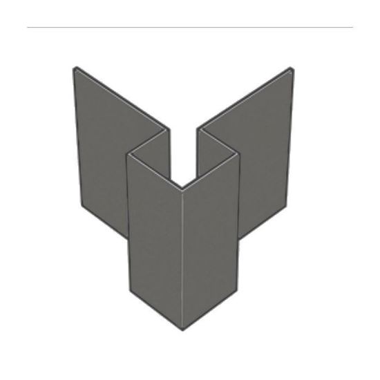 Picture of Outer corner Cedral Click L=3M Alu C59 Quartz Grey