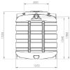 Picture of Water tank 1500l budget