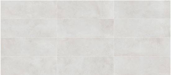 Image de Wandtegel Saloni - Metallo blanco 30x90