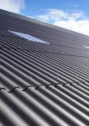 Afbeeldingen van Cemfort B65 golfplaat vezelcement zwart - 1525x1093 mm