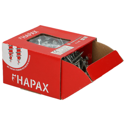 Afbeeldingen van Hapax constructieschroef torx flenskop 6x80 ZN