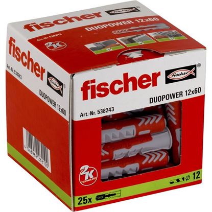 Afbeeldingen van Ficher plug DuoPower 12 x 60 mm - 10st
