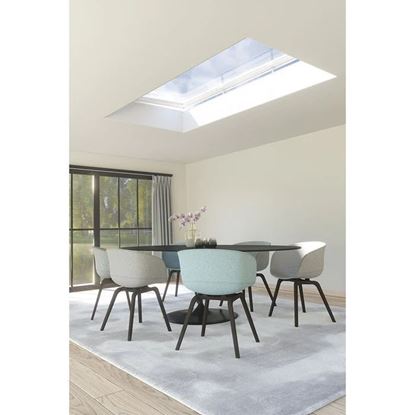 Afbeeldingen van SKYLUX iWindow2 platdakvenster - 100x100 - Opengaand