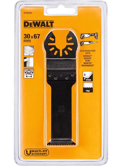 Image de DeWalt Zaagblad Voor Multi-Tool Voor Hout - 67x 30 mm (1st)