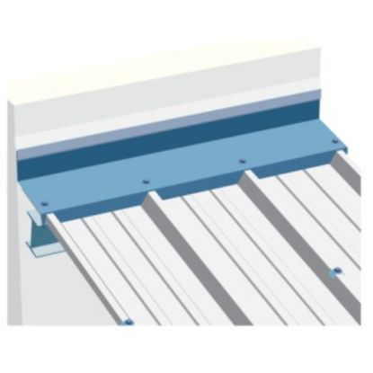 Picture of Roof plate ridge solin - vertical wall GS38