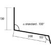 Image de Dakplaat nok solin - verticale muur GS38