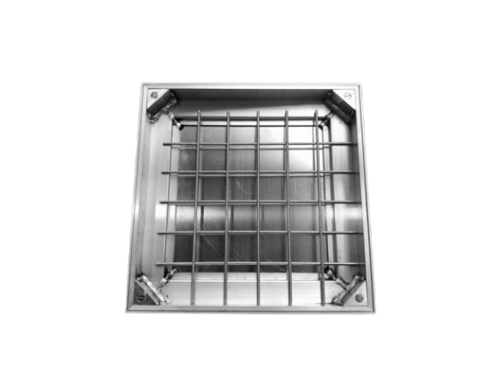 Afbeeldingen van ALU klinkerdeksel yucon  - 80 x 80 x 10