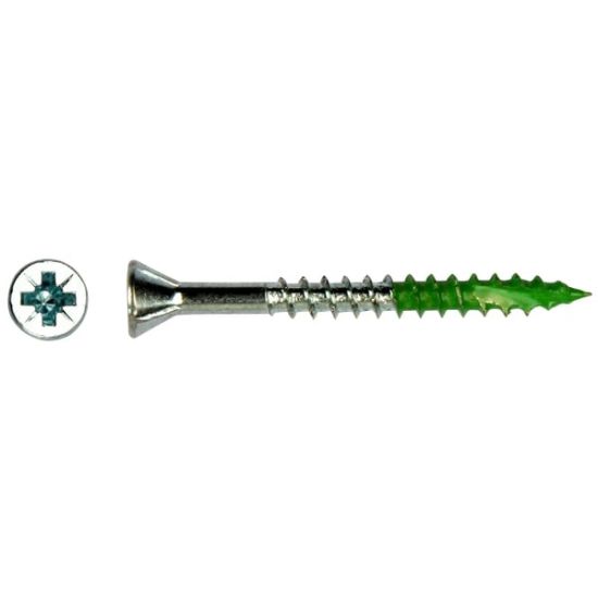 Image de MDF Schroef PFS-M VZK Kruis 4.5 x 45 Groen 200st/doos