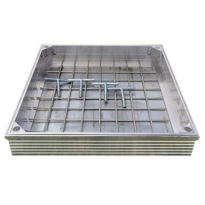 Image de Alu Klinkerdeksel Basic Line - 40x40x8CM