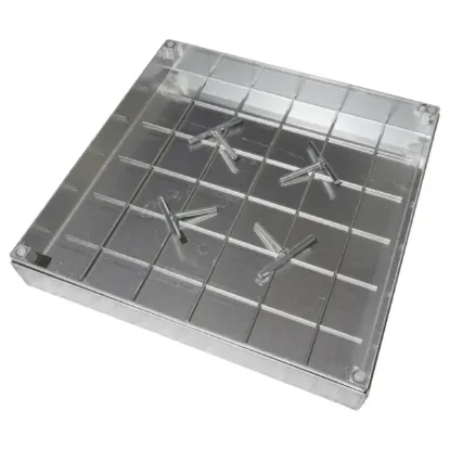 Image de Alu Klinkerdeksel Basic Line - 80x80x8CM