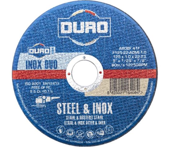 Afbeeldingen van DURO Bakeliet Slijpschijf A60BF 125x1,0x22,23 (10st)