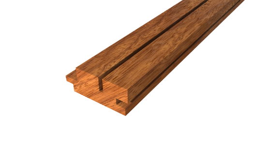 Image de Thermowood Godo Frake 1550x70x34 mm