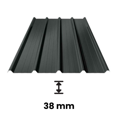 Picture of Dakplaat Antraciet GS40 br. 1.05m x le. 3m