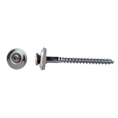 Afbeeldingen van Houtschroef Inox A2 + EPDM RING 4.50x120 Torx 50st