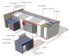 Picture of Profielplaat hulpstuk Antraciet Nok 2-delig Scharnier GS40