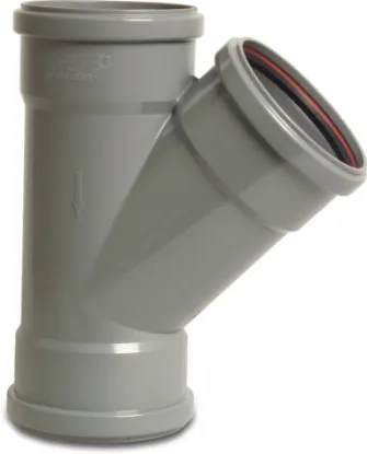 PVC T-stuk Ø160 45° 3M