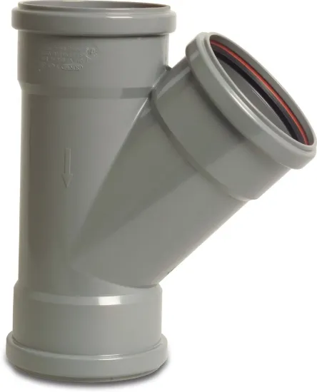 PVC T-stuk Ø160 45° 3M