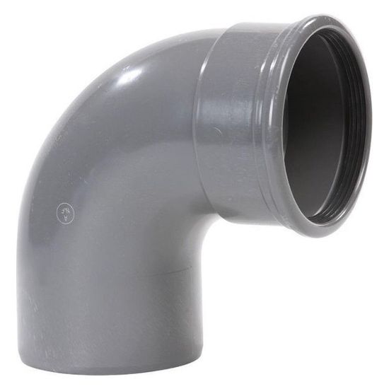 PVC BOCHT Ø200 90° M/S